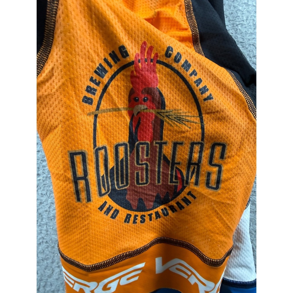 Verge Sport Primo Men's Medium Padded Bib Shorts Roosters Brewing Co - Picture 6 of 7